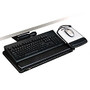 3M&trade; Adjustable Keyboard Tray, 24.4 inch;H x 11.7 inch;W x 7.2 inch;D, Black, Steel