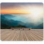 Fellowes Recycled Mouse Pad - Mountain Sunrise - Mountain Sunrise - 8 inch; x 9 inch; x 0.1 inch; Dimension - Multicolor - Rubber Back - Slip Resistant, Scratch Resistant