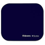 Fellowes; Mouse Pad With Microban;, 8 inch; x 9 inch;, Blue