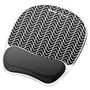 Fellowes; Photo Gel Mouse Pad And Wrist Rest With Microban;, Chevron Pattern
