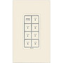 Insteon 2334-225 Keypad Dimmer Switch (Dual-Band), 8-Button, Light Almond