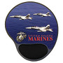 Integrity Ergonomic Mouse Pad, 8.5 inch; x 10 inch;, Marines Air Power, Pack Of 6