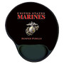 Integrity Ergonomic Mouse Pad, 8.5 inch; x 10 inch;, Marines Pride Logo, Pack Of 6