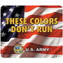 Integrity Mouse Pad, 8 inch; x 9.5 inch;, Army American Flag, Pack Of 6