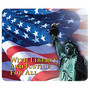 Integrity Mouse Pad, 8 inch; x 9.5 inch;, Patriotic USA Pride, Pack Of 6