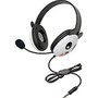 Califone Stereo Headset, Panda w/ Mic 3.5mm Plug Via Ergoguys