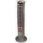 Lasko Wind Curve Oscillating Tower Fan With Ionizer, 42 inch; x 13 inch; x 13 inch;, Brown/Silver