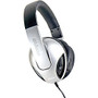 SYBA Multimedia Oblanc Cobra Silver Subwoofer Headphone W/In-line Microphone