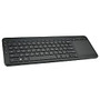 Microsoft; Wireless All-In-One Media Keyboard, 14.9 inch;L x 5.6 inch;W x 1/5 inch;D, Black, N9Z-00001