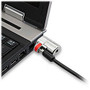 Kensington; ClickSafe; Keyed Laptop Cable Lock, 5 inch; Cord, Black/Red, K64637WW