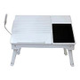 Origami Rack; Mini Laptop Desk With Mouse Board, 22 inch;H x 16 5/8 inch;W x 14 5/8 inch;D, Gray