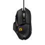 Logitech; G502 Porteus Core Tunable Gaming Mouse, Black/Blue