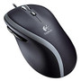 Logitech; M500 Corded Laser Mouse With Hyperscroll, black
