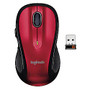 Logitech; M510 Wireless Laser Mouse, Red/Black