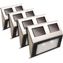 Maxsa Solar-Powered Metal Deck Light - 4 Pack