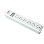 APC P62 6-Outlet SurgeArrest Essential Surge Protector, 2.5' Cord, White