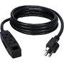 QVS 3-Outlet 3-Prong 10ft Power Extension Cord