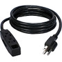 QVS 3-Outlet 3-Prong 15ft Power Extension Cord