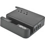 Tripp Lite 4-Port Desktop USB Charging Station With iPad; Charging Stand, Black