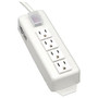 Tripp Lite Power Strip 120V 5-15R 4 Outlet Metal 6' Cord 5-15P