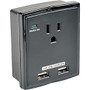 Tripp Lite Surge 1 Outlet 120V USB Charger Tablet Smartphone Ipad Iphone