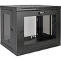 Tripp Lite 9U Wall Mount Rack Enclosure Server Cabinet w/ Acrylic Glass Front Door