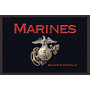 California Color Products Marines Door Mat, 24 inch; x 36 inch;, Emblem, Pack Of 3