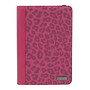 Lifeworks The Fur Coat Fashion Folio Case for 7 - 8 inch; Tablets, 7 1/2 inch; x 4 inch; x 3/4 inch;, Pink