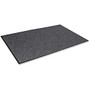 Crown Mats Oxford Wiper Scraper Mat - Floor - 60 inch; Length x 36 inch; Width x 0.38 inch; Thickness - Rectangle - Olefin, Vinyl - Black, Gray