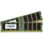 Crucial 2GB Kit (1GBx2), 184-Pin DIMM, DDR PC3200 Memory Module