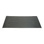 SKILCRAFT; Vinyl Ribbed Anti-Fatigue Mat, 36 inch; x 60 inch;, Black (AbilityOne 7220-01-616-3624)