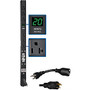 Tripp Lite PDU Metered 120V 20A 5-15/20R 6 Outlet L5-20P 24 inch; Height 0URM