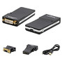 AddOn 20.00cm (8.00in) USB 2.0 (A) Male to DVI-I (29 pin) Female Black USB Video Adapter