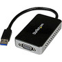 StarTech.com USB 3.0 to VGA External Video Card Multi Monitor Adapter with 1-Port USB Hub - 1920x1200