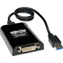 Tripp Lite USB 3.0 to VGA DVI Adapter SuperSpeed 512MB SDRAM 2048x1152 1080p