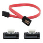 AddOn 5-pack of 46cm (1.5ft) SATA Female to Female Red Serial Cables