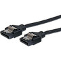 StarTech.com 12in Latching Round SATA Cable