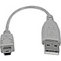 StarTech.com 6in Mini USB 2.0 Cable - A to Mini B