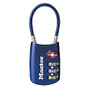 Master Lock; Combination Cable Lock, 1 1/8 inch;, Blue