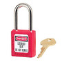 Master Lock; Red Safety Padlock