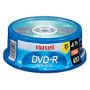 Maxell; DVD-R Recordable Media Spindle, 4.7GB/120 Minutes, Pack Of 15