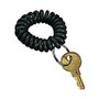 PM Wrist Key Coil - Plastic - 1 Each - Black