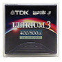 TDK LTO Ultrium 3 Data Cartridge, 400GB