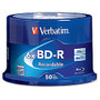 Verbatim BD-R 25GB 6X with Branded Surface - 50pk Spindle