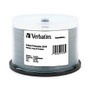 Verbatim CD-R 700MB 52X DataLifePlus Silver Inkjet Printable, Hub Printable - 50pk Spindle