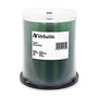 Verbatim CD-R 700MB 52X Shiny Silver Silk Screen Printable - 100pk Spindle