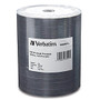 Verbatim CD-R 700MB 52X White Inkjet Printable, Hub Printable - 100pk Tape Wrap