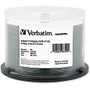 Verbatim DVD+R DL 8.5GB 8X DataLifePlus White InkJet Printable, Hub Printable - 50pk Spindle