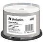 Verbatim DVD+R DL 8.5GB 8X DataLifePlus White Thermal Printable, Hub Printable - 50pk Spindle