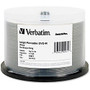 Verbatim DVD-R 4.7GB 8X DataLifePlus White Inkjet Printable - 50pk Spindle
